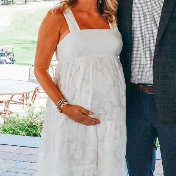 Amanda Uprichard Mitzi Floral Jacquard Dress - White S - Picture 12 of 12